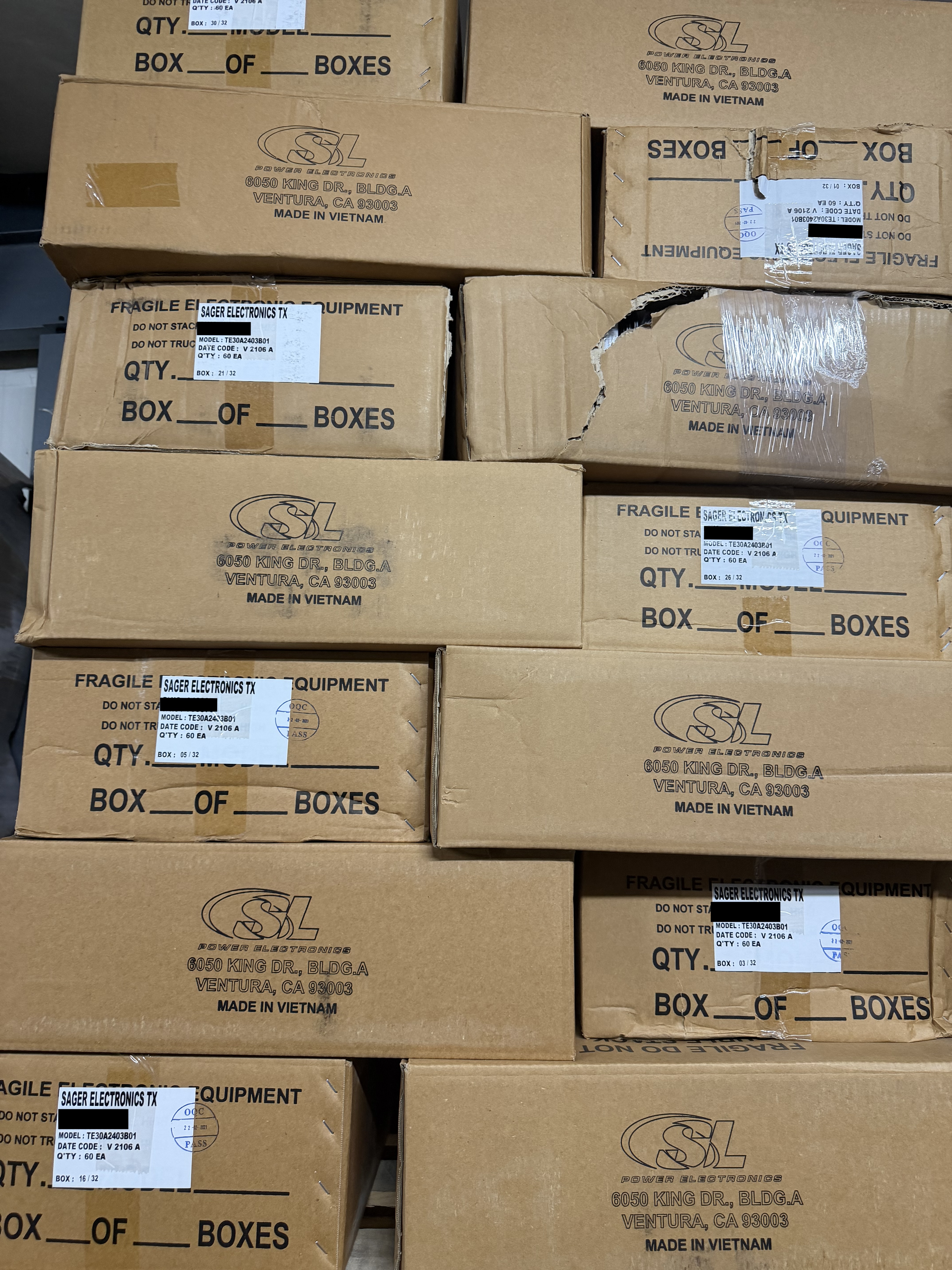SL Power TE30A2403B01 SL Power Electronics — factory-sealed excess inventory
